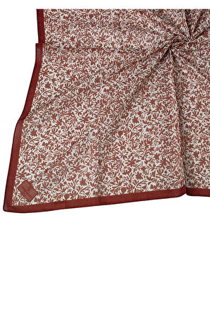 Mim Prime Pamuk Çiçek Desenli Eşarp 90x90 cm