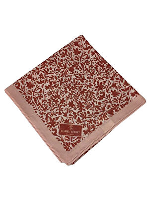 Mim Prime Pamuk Çiçek Desenli Eşarp 90x90 cm