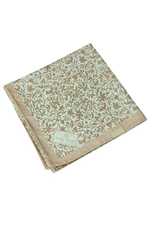 Mim Prime Pamuk Çiçek Desenli Eşarp 90x90 cm