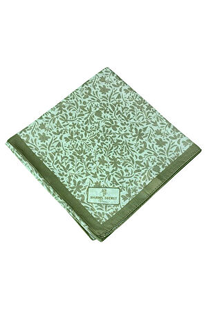 Mim Prime Pamuk Çiçek Desenli Eşarp 90x90 cm