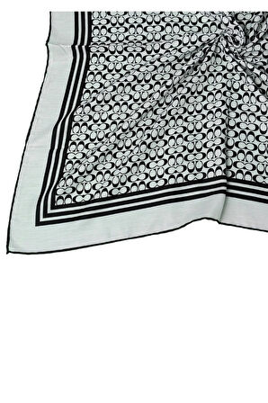 Işıl İpek C Desen Cotton Vual Eşarp 90x90 cm