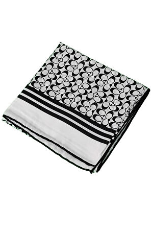 Işıl İpek C Desen Cotton Vual Eşarp 90x90 cm