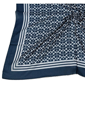 Işıl İpek C Desen Cotton Vual Eşarp 90x90 cm