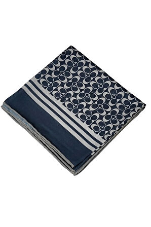 Işıl İpek C Desen Cotton Vual Eşarp 90x90 cm