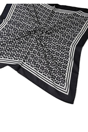 Işıl İpek C Desen Cotton Vual Eşarp 90x90 cm