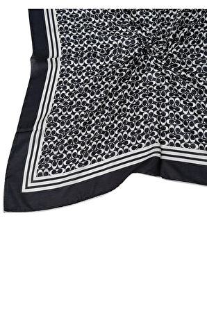 Işıl İpek C Desen Cotton Vual Eşarp 90x90 cm