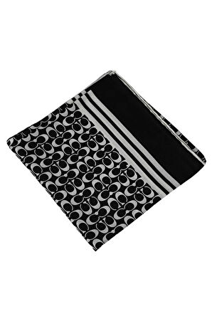Işıl İpek C Desen Cotton Vual Eşarp 90x90 cm