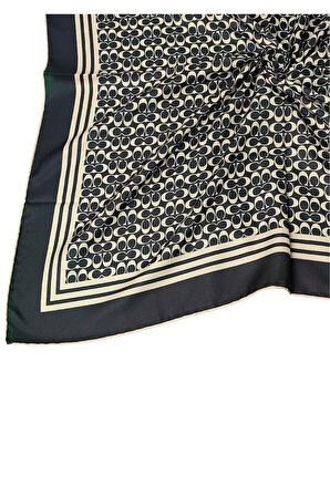Işıl İpek C Desen Cotton Vual Eşarp 90x90 cm
