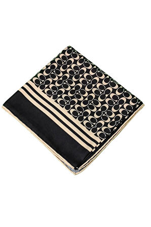 Işıl İpek C Desen Cotton Vual Eşarp 90x90 cm