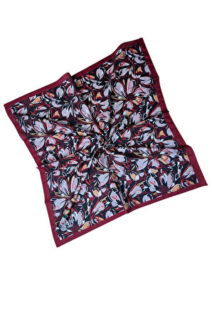Vav İpek Kadın Micro Twill Sport Çiçek Desenli Eşarp