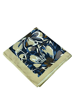 Vav İpek Kadın Micro Twill Sport Çiçek Desenli Eşarp