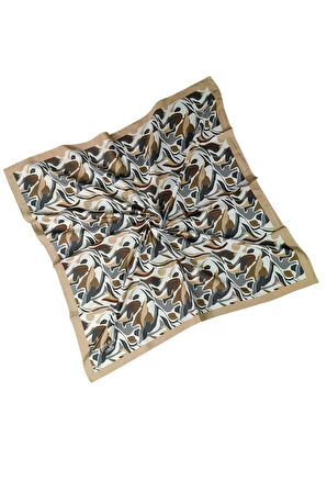 Vav İpek Kadın Micro Twill Sport Desenli Eşarp