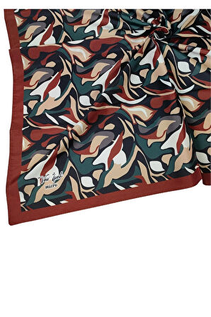 Vav İpek Kadın Micro Twill Sport Desenli Eşarp