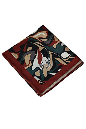 Vav İpek Kadın Micro Twill Sport Desenli Eşarp