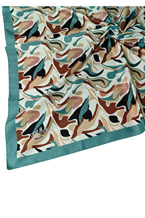 Vav İpek Kadın Micro Twill Sport Desenli Eşarp