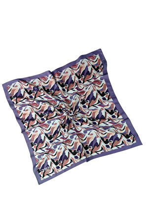 Vav İpek Kadın Micro Twill Sport Desenli Eşarp