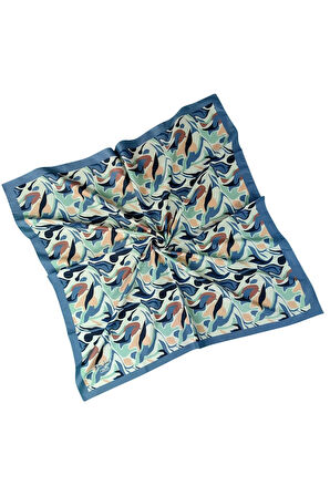 Vav İpek Kadın Micro Twill Sport Desenli Eşarp