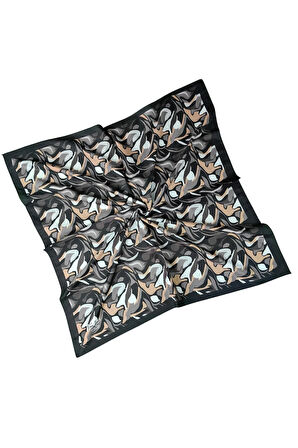 Vav İpek Kadın Micro Twill Sport Desenli Eşarp