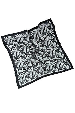 Vav İpek Kadın Micro Twill Sport Desenli Eşarp