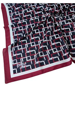 Vav İpek Kadın Micro Twill Sport Desenli Eşarp