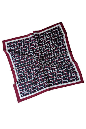 Vav İpek Kadın Micro Twill Sport Desenli Eşarp