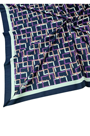 Vav İpek Kadın Micro Twill Sport Desenli Eşarp