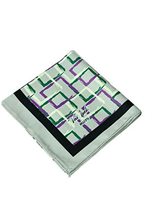 Vav İpek Kadın Micro Twill Sport Desenli Eşarp