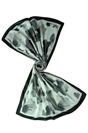 Vav İpek Soft Pamuk Şal 75x190 cm - Çiçek Desenli