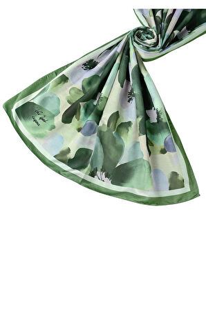 Vav İpek Soft Pamuk Şal 75x190 cm - Çiçek Desenli