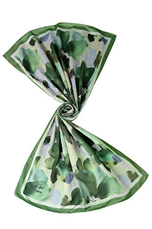 Vav İpek Soft Pamuk Şal 75x190 cm - Çiçek Desenli