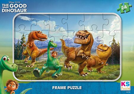 Good Dinosaur (İyi Bir Dinazor) 24 Parça Frama Puzzle/Yapboz