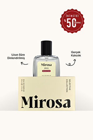 Mirosa Eros Selective Dinlendirilmiş Kalıcı Erkek Parfümü Premium EDP 50ml S501