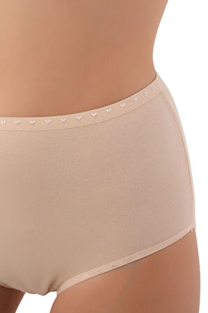 1'lİ Paket Ribana Yüksek Bel Kadın Bato Külot 