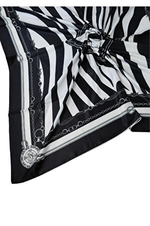 VESİ Eşarp Zincir Desenli Sport Twill Eşarp 120x120 cm