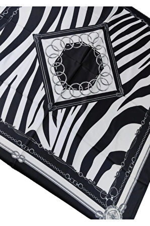 VESİ Eşarp Zincir Desenli Sport Twill Eşarp 120x120 cm