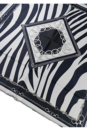 VESİ Eşarp Zincir Desenli Sport Twill Eşarp 120x120 cm