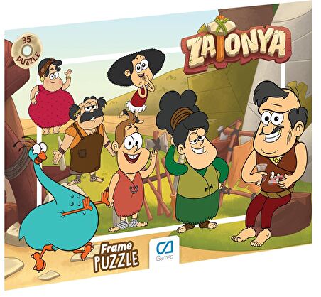 CA Games Yaşam 35 Parça Çocuk Puzzle