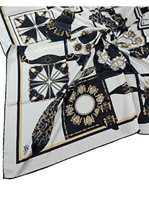 VESİ Eşarp Desenli Sport Twill Eşarp 120x120 cm