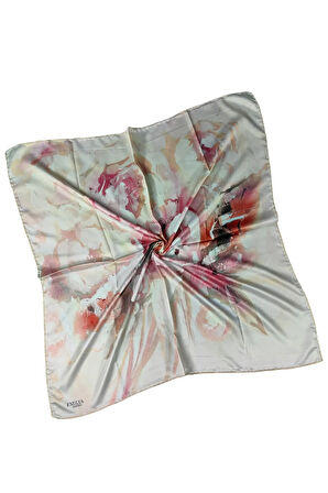 Emilya Rayon Çiçek Desenli Eşarp 90x90 cm