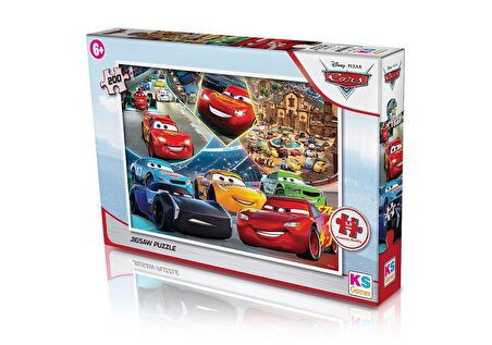 KS Games Disney Cars 6+ Yaş Orta Boy Puzzle 200 Parça