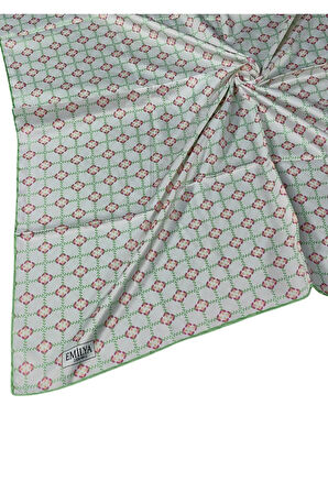 Emilya Rayon Desenli Eşarp 90x90 cm