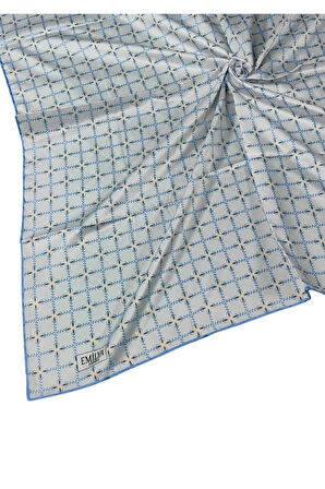 Emilya Rayon Desenli Eşarp 90x90 cm