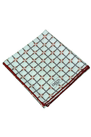 Emilya Rayon Desenli Eşarp 90x90 cm