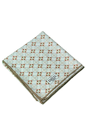 Emilya Rayon Desenli Eşarp 90x90 cm
