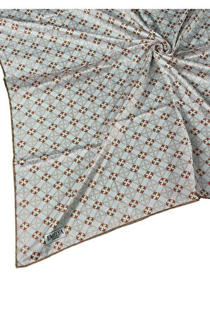Emilya Rayon Desenli Eşarp 90x90 cm
