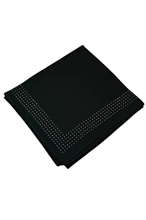 Medine İpeği Abiye Taşlı Eşarp – 110x110 cm