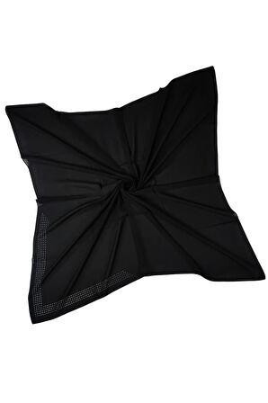 Medine İpeği Abiye Taşlı Eşarp – 110x110 cm