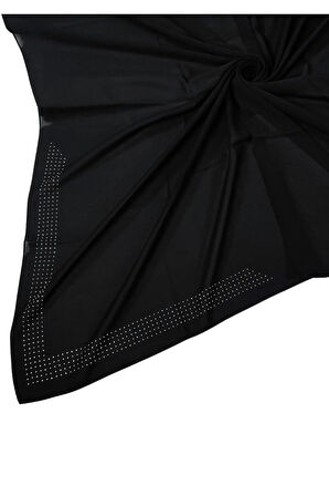 Medine İpeği Abiye Taşlı Eşarp – 110x110 cm