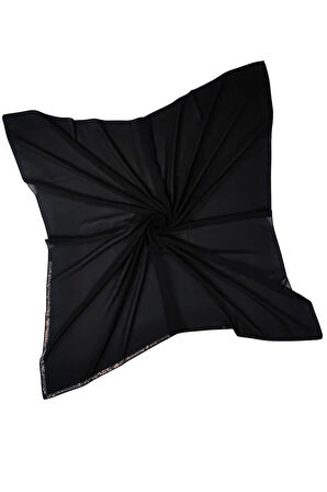 Medine İpeği Abiye Taşlı Eşarp – 110x110 cm