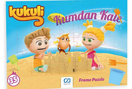 CA Games Yaşam 35 Parça Çocuk Puzzle